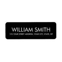 黒モダンミニマルエレガントム