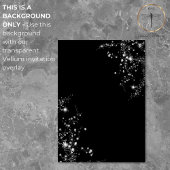 黒モダンミニマルダイヤ背景誕生日 招待状