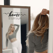 黒モダンミニマル字ラブホームウィンドウの固定 ウィンドウサイン