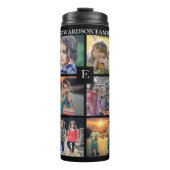 黒モダン人写真家名字 タンブラー (正面)