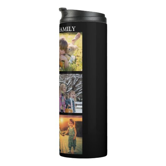 黒モダン人写真家名字 タンブラー (回転右)