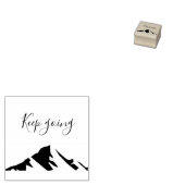 黒モダン保行シンプルき ラバースタンプ (押印)