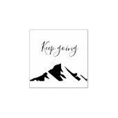 黒モダン保行シンプルき ラバースタンプ (インプリント)