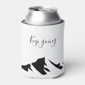 黒モダン保行シンプルき 缶クーラー (缶正面)