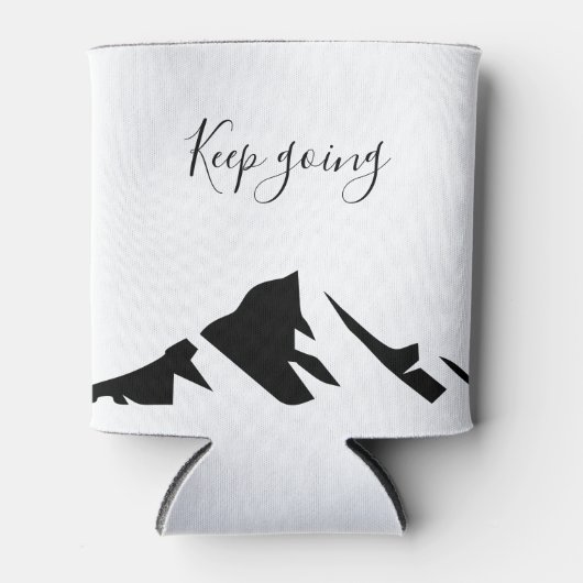 黒モダン保行シンプルき 缶クーラー (正面)