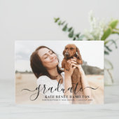 黒モダン台大学院写真卒業 招待状 (スタンド正面)