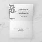 黒モダン史の月のカスタム写真BHM シーズンカード (内部)