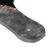 黒モダン大理石モノグラム カッティングボード (角)