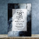 黒モダン大理石18th誕生日パーティー 招待状<br><div class="desc">招待状この黒い大理石の18歳のバースデースタイリッシュパーティーであなたの友人と愛する人々。カスタマイズ可能な文字エリアにより、日付、時刻、会場、RSVP情報など、特別な誕生祝いに必要なすべての詳細を簡単に含めることができます。さまざまな紙タイプとコーナースタイルがユニーク招待状で利用でき、デジタル形式を好んでダウンロードすもしるオプションも用意されている。</div>
