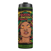 黒モダン女やる気を起こさせる前向き タンブラー (正面)