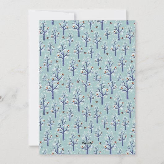 黒モダン字エレガントBLEESED(鳥)ショウジョウコウカンチョウ シーズンカード (裏面)