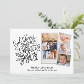 黒モダン字心地よいと喜びの良い知り合い シーズンカード (スタンド正面)