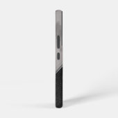 黒モダン幾何学的 SAMSUNG GALAXYケース (右側面)