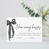 黒モダン弓の推測いくつのキスゲームチケット 招待状 (スタンド正面)