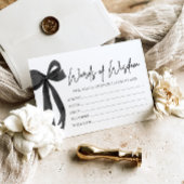 黒モダン弓卒業アドバイス知恵の言葉 エンクロージャーカード