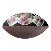 黒モダン最高のパパEver Photo Collage Football アメリカンフットボール (回転90)