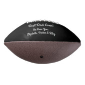 黒モダン最高のパパEver Photo Collage Football アメリカンフットボール (回転270)