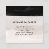 黒モダン水洗中性洗剤 スクエア名刺 (裏面)