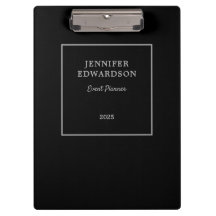 黒モダン灰色エレガントプロフェッショナル業