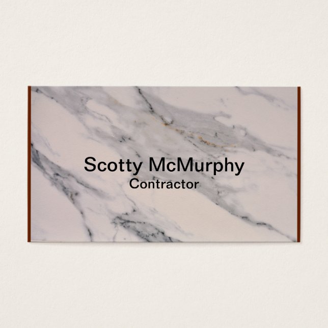 黒モダン灰色ピンク大理石パターン (正面)