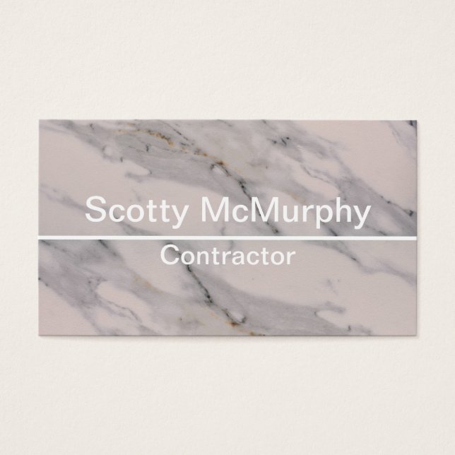 黒モダン灰色ピンク大理石パターン (正面)