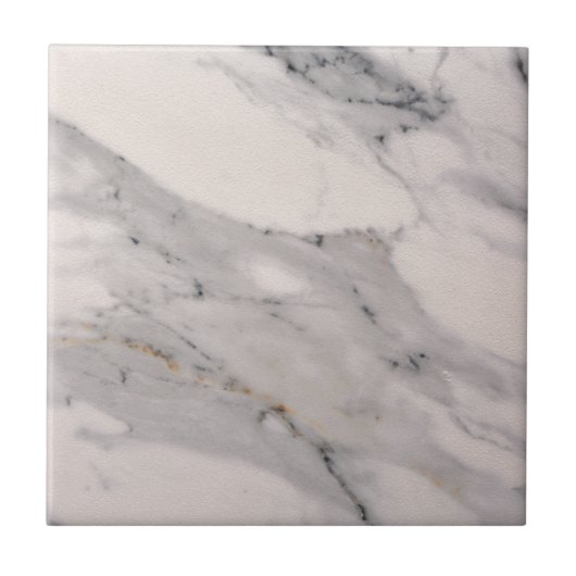 黒モダン灰色ピンク大理石パターン タイル (正面)