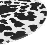 黒モダン牛スポットプリントカウボーイ カッティングボード (角)