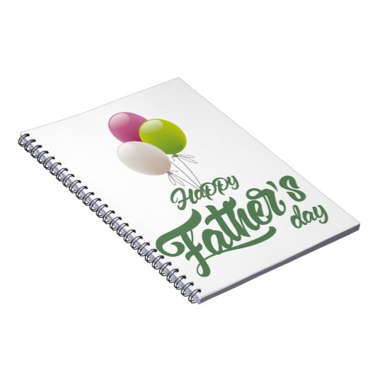 黒モダン白の写真が入ったスパイラルノートブック ノートブック (右側)