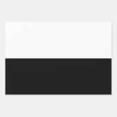 黒モダン白クワンザ ラッピングペーパーシート (正面3)