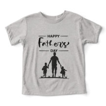 黒モダン白シルエット父のデイカード