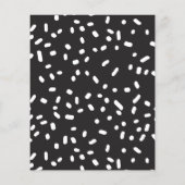 黒モダン白スクラップブック紙 (裏面)