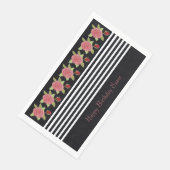 黒モダン白ストライプ (コーナー)