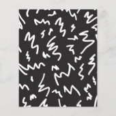 黒モダン白スパイラルスクラップブック紙 (裏面)