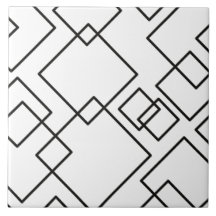 黒モダン白トレンディー線ジオメトリックシック