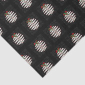 黒モダン白ホリデーオーナメント折り紙 薄葉紙 (詳細)