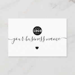 黒モダン白ロカスタムゴ感謝していユ 名刺