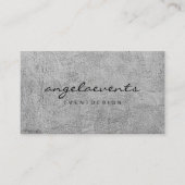 黒モダン白 名刺 (正面)