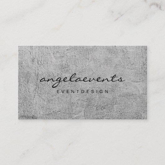 黒モダン白 名刺 (正面)