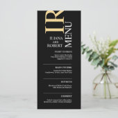 黒モダン結婚色 – メニュー (スタンド正面)