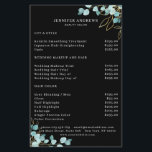 黒モダン緑フライヤー チラシ<br><div class="desc">Greenery Flayerモダンは黒、白、緑の青の金ゴールドで、データを追加して数分で製品を編集。フォント/色/位置は、「さらにパーソナライズ」して変更できる。</div>