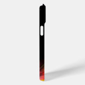 黒モダン線と白い線 Case-Mate iPhoneケース (裏面 / 右)