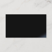 黒モダン美学プロフェッショナル名刺 名刺 (裏面)