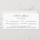 黒モダン美容師エレガントギフト証書 (裏面)