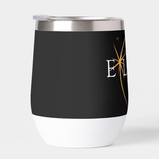 黒モダン色と金ゴールド2024テキサス州総太陽の食 (右面)