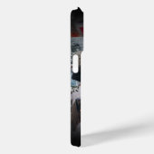 黒モダン色写真コラージュ6画像モノグラム Case-Mate iPhoneケース (裏面 / 右)