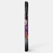 黒モダン色写真コラージュ6画像iPhoneケース Case-Mate iPhoneケース (裏面/左)