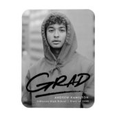 黒モダン色写真大成 マグネット (縦)