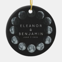 黒モダン色月相結婚のカスタム