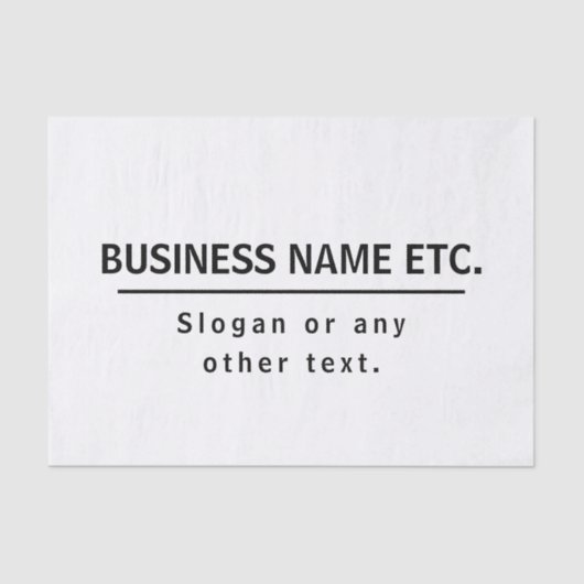 黒モダン色 薄葉紙 (正面)