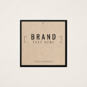 黒モダン衣感謝していつるラベル (正面)